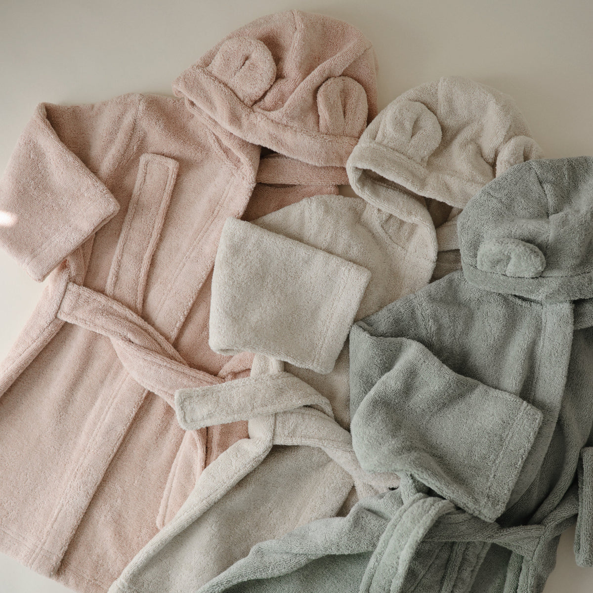 Organic Cotton Bear Robe