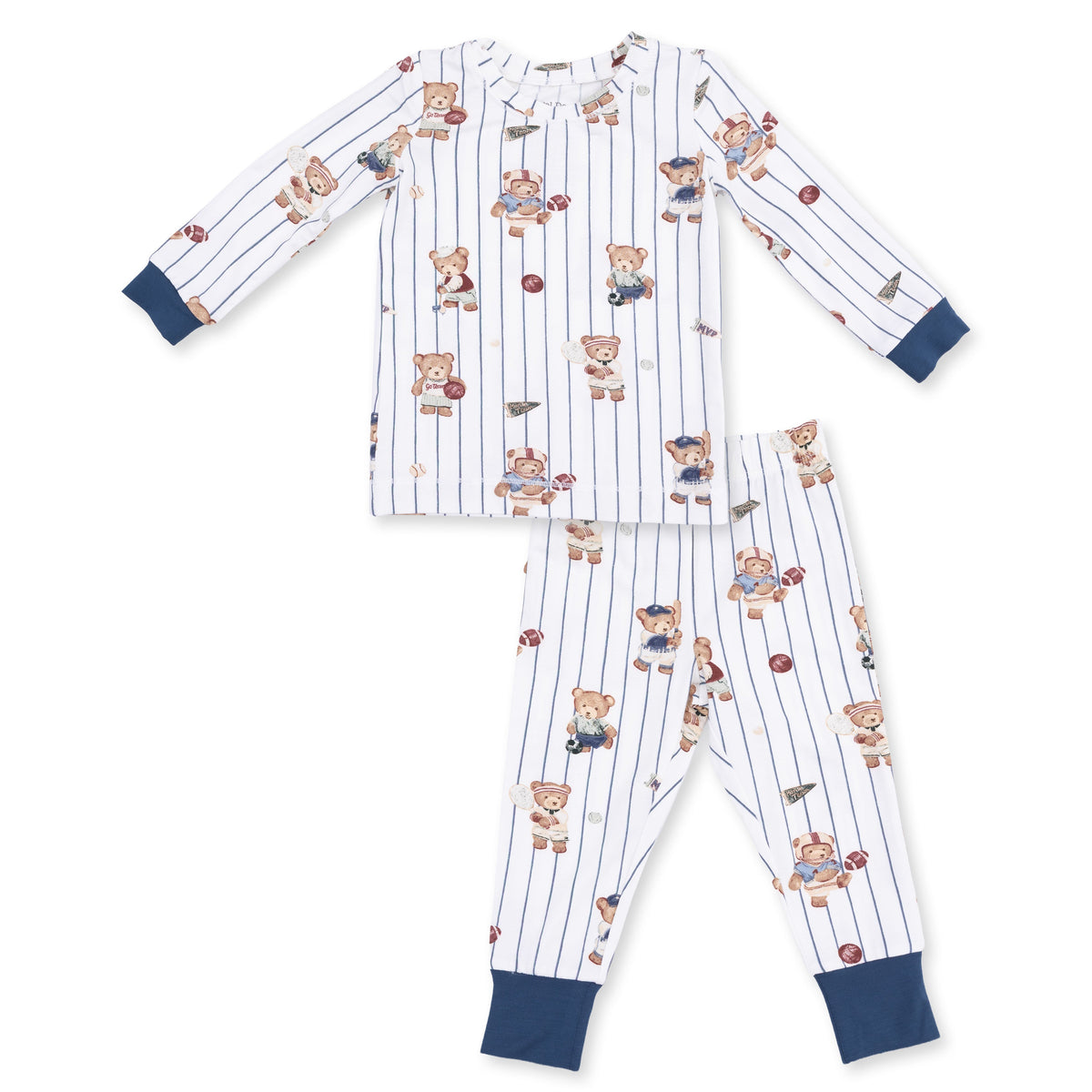 Mixed Sports Bears Long Sleeve Loungewear Set
