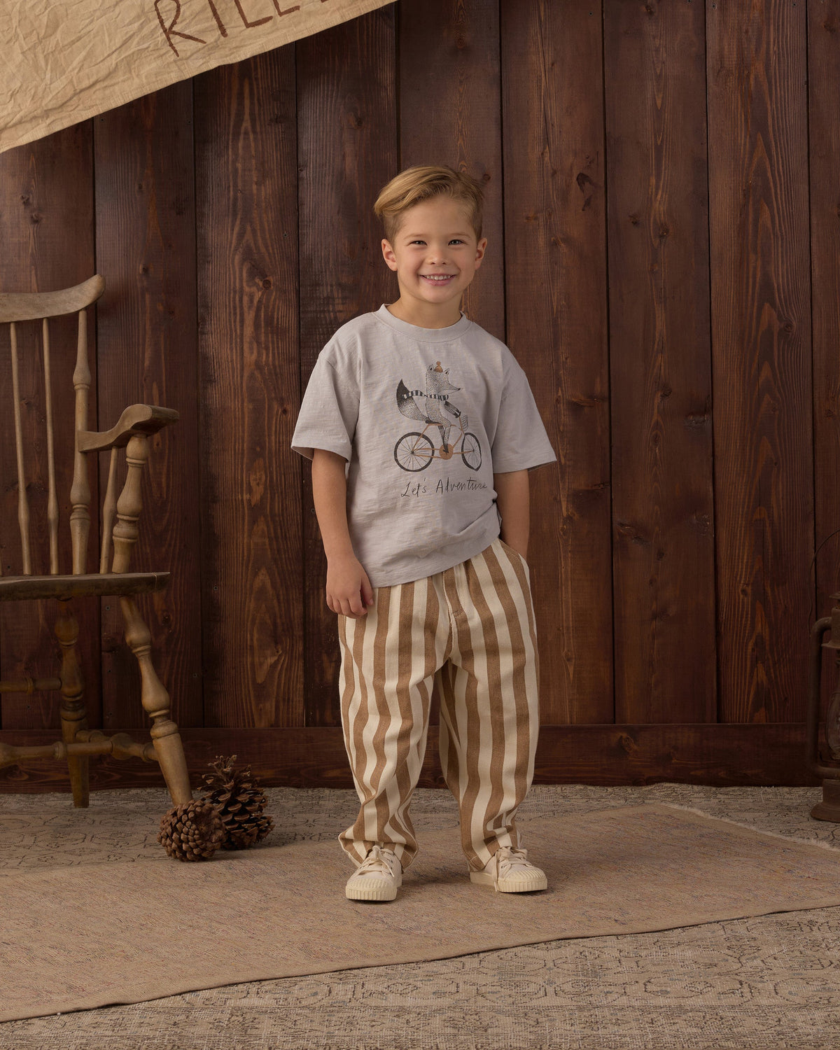 Relaxed Tee, Let's Adventure detail