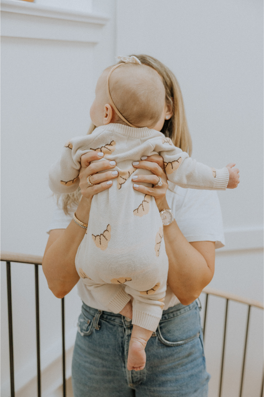 Knit Croissant Romper