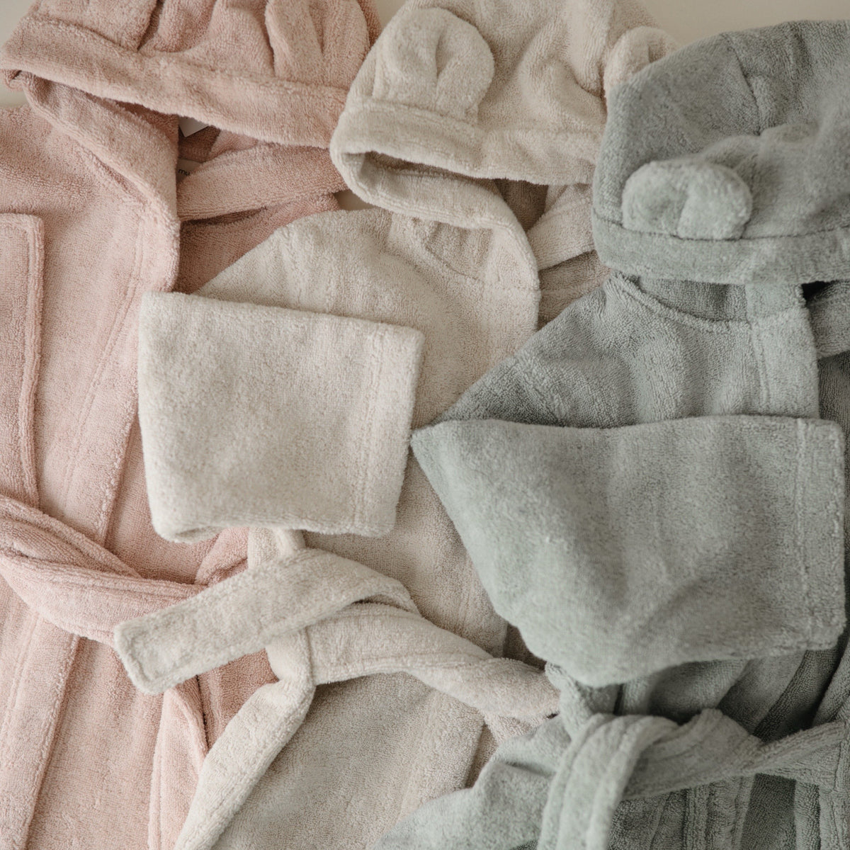 Organic Cotton Bear Robe