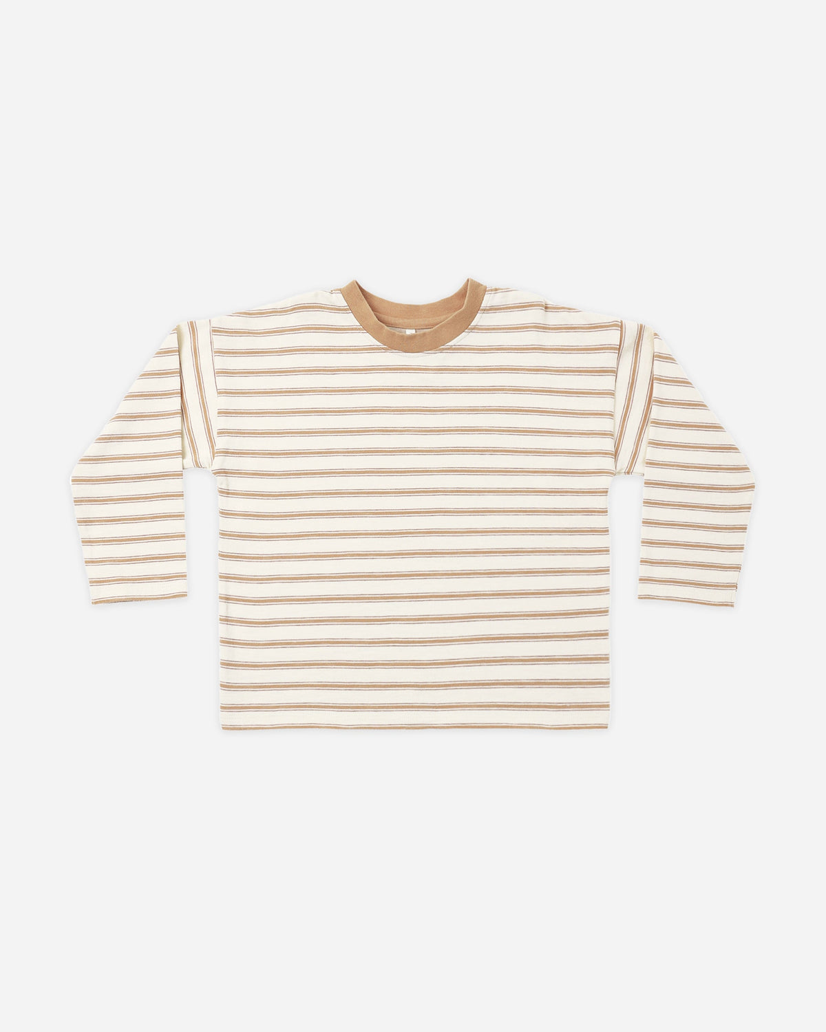 Camden Long Sleeve Tee, Fawn Stripe