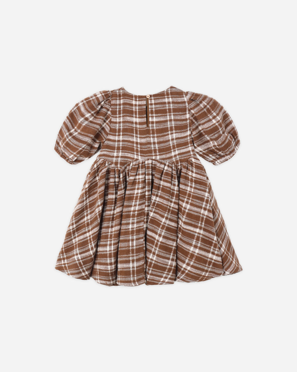 Rose Dress, Aspen Plaid back