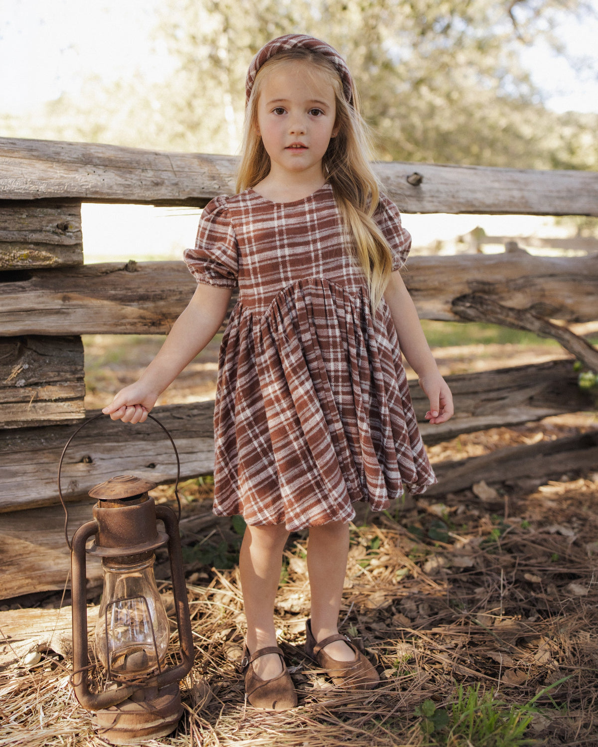 Rose Dress, Aspen Plaid lifestyle