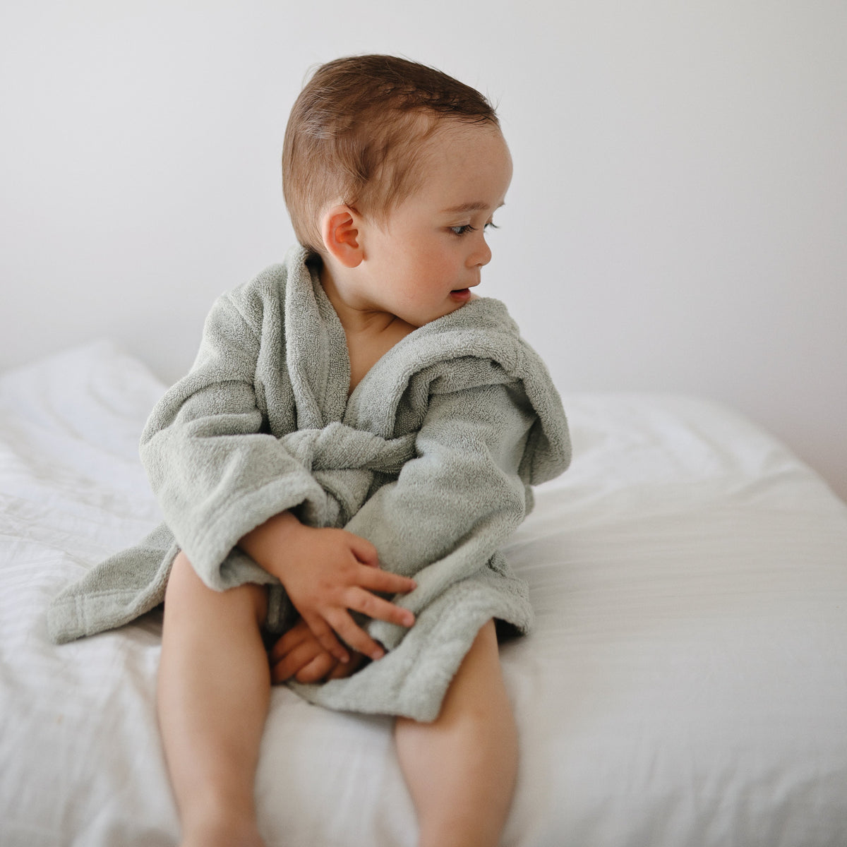 Organic Cotton Bear Robe