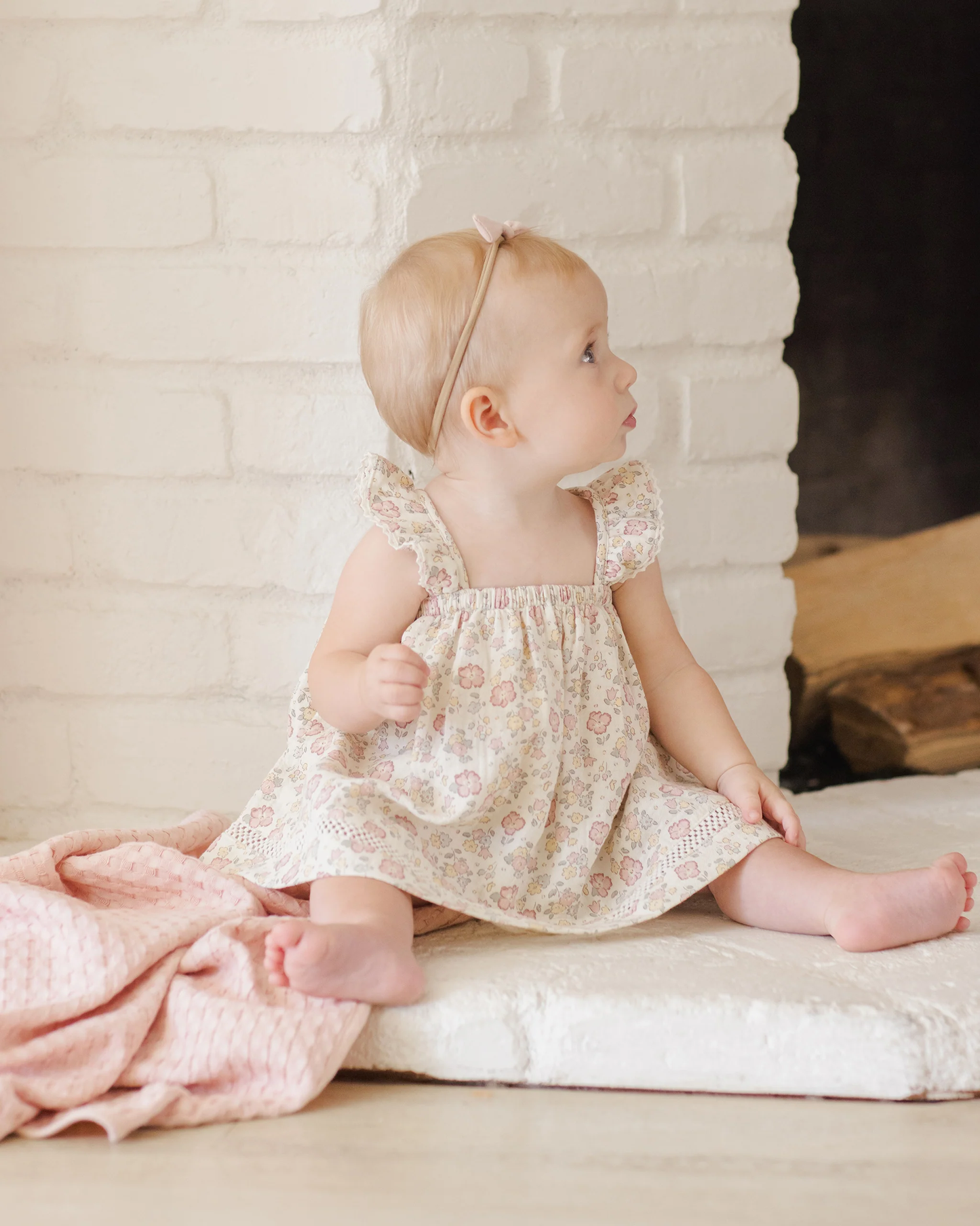 Ruffled Tank Dress Bloom