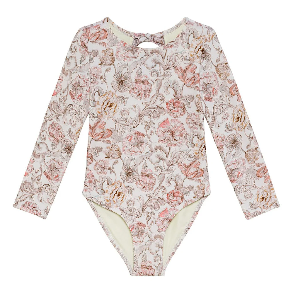 Venecia Floral Mini Long Sleeve One-Piece