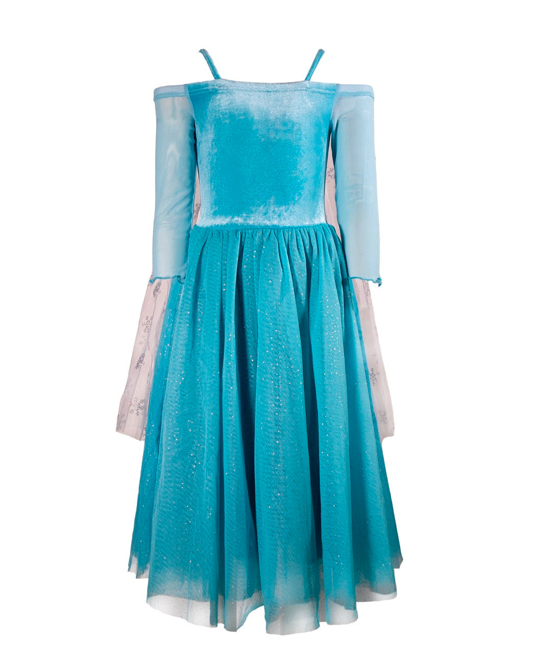 The Frozen Snowflake Queen Costume Dress - front